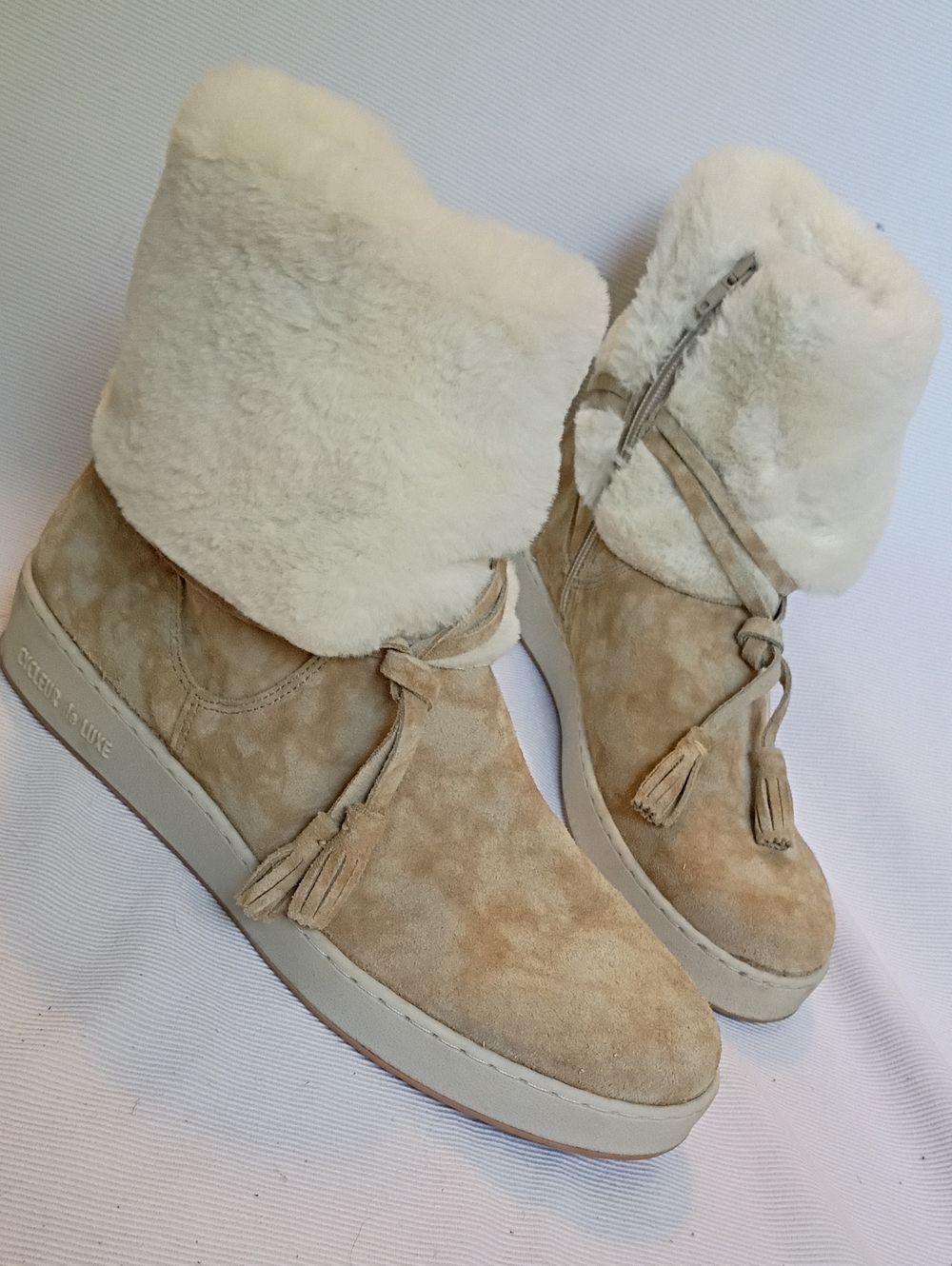 Cycleur De Luxe Soft Lined Tan Suede Boot Eu39